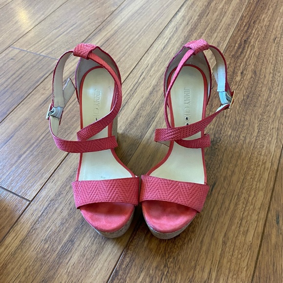 💕 jimmy choo cork wedge sandals - Picture 7 of 10